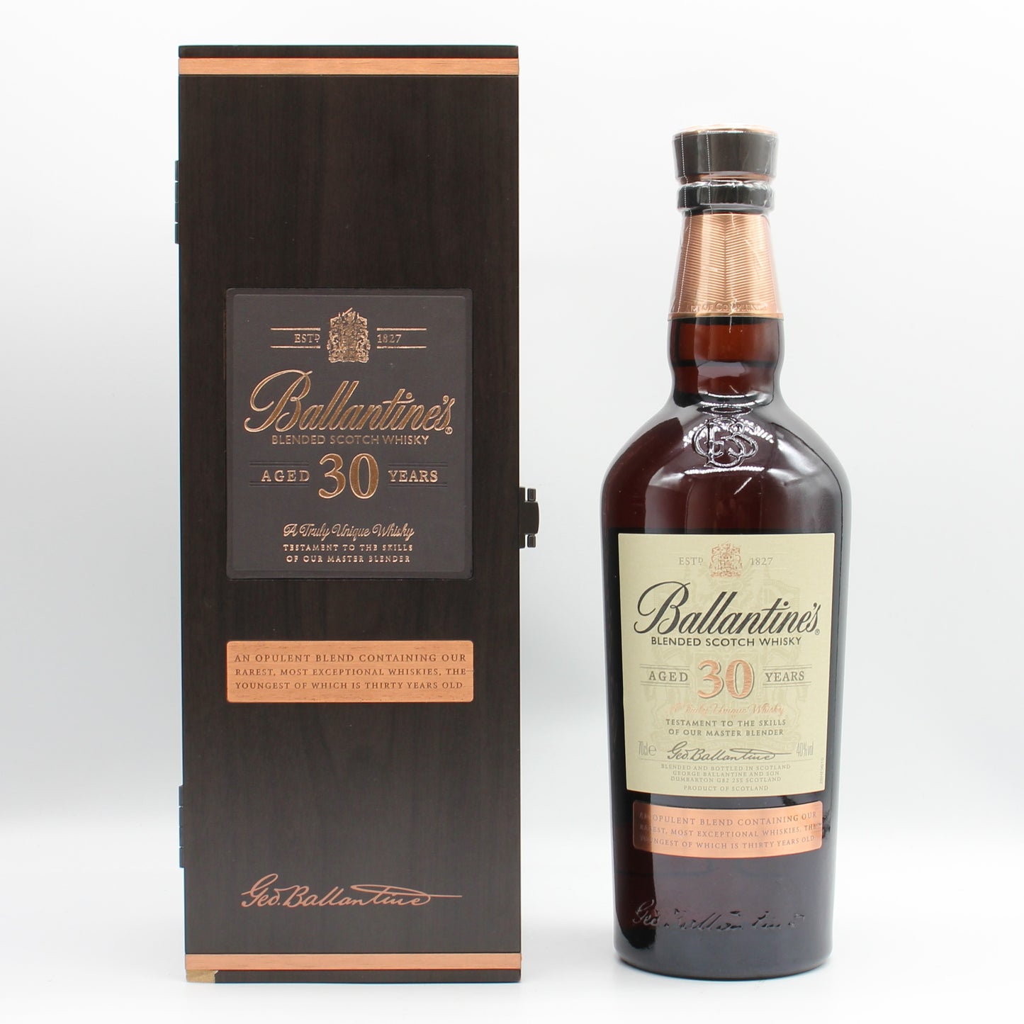 バランタイン Ballantine's 30年 ブレンデッド スコッチウイスキー 40％ 700ml 箱付き ※箱難有(2)