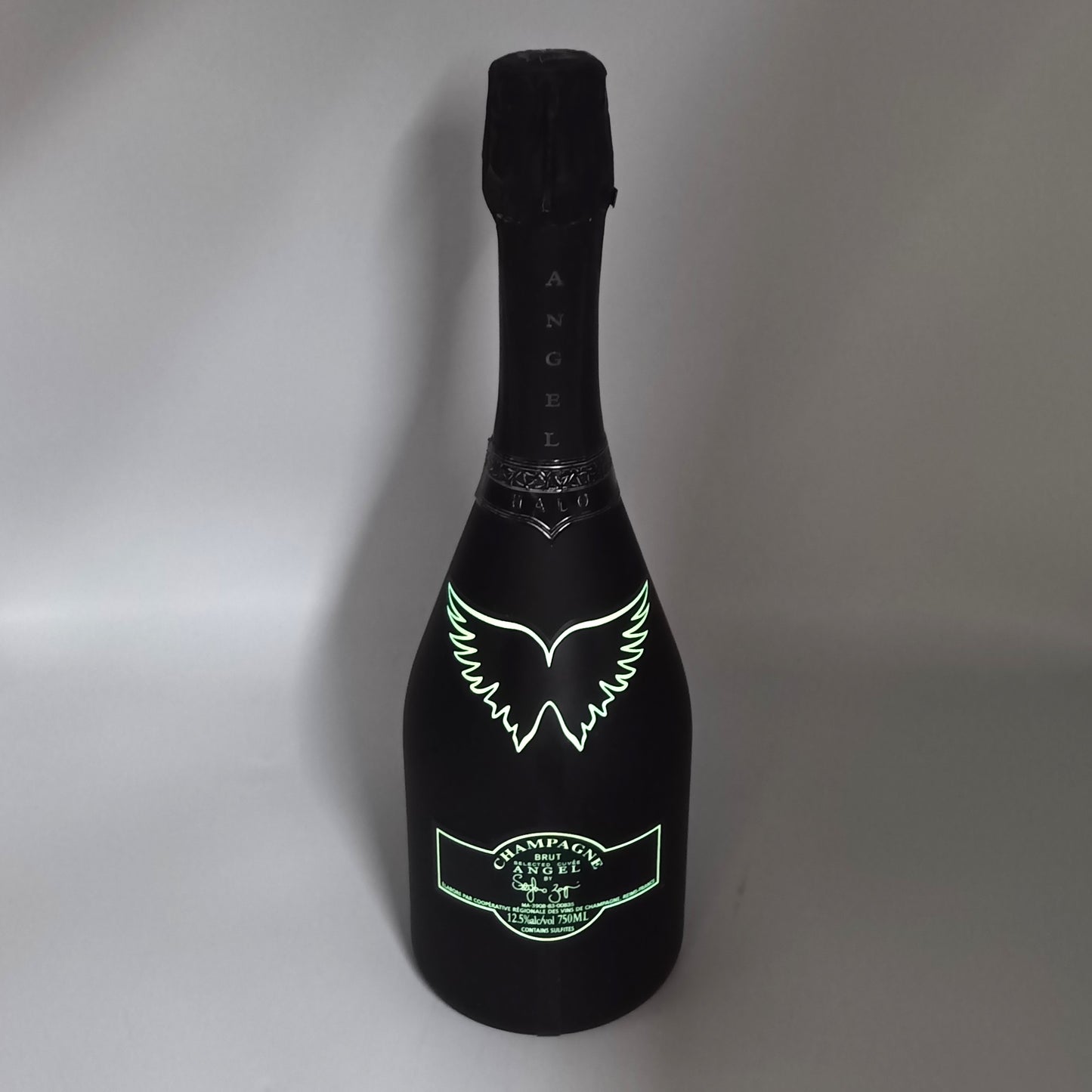 エンジェル シャンパーニュ NV ブリュット ヘイロー イエロー シャンパン 12.5% 750ml 箱付き (ANGEL CHAMPAGNE NV Brut Halo Yellow)