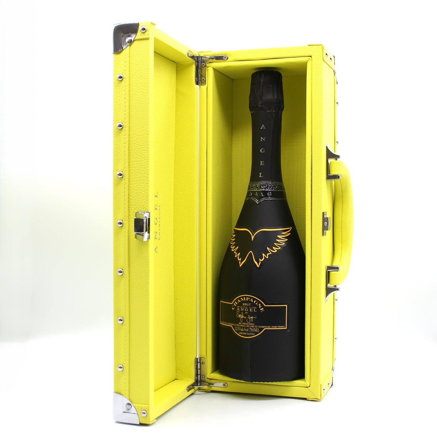エンジェル シャンパーニュ NV ブリュット ヘイロー イエロー シャンパン 12.5% 750ml 箱付き (ANGEL CHAMPAGNE NV Brut Halo Yellow)