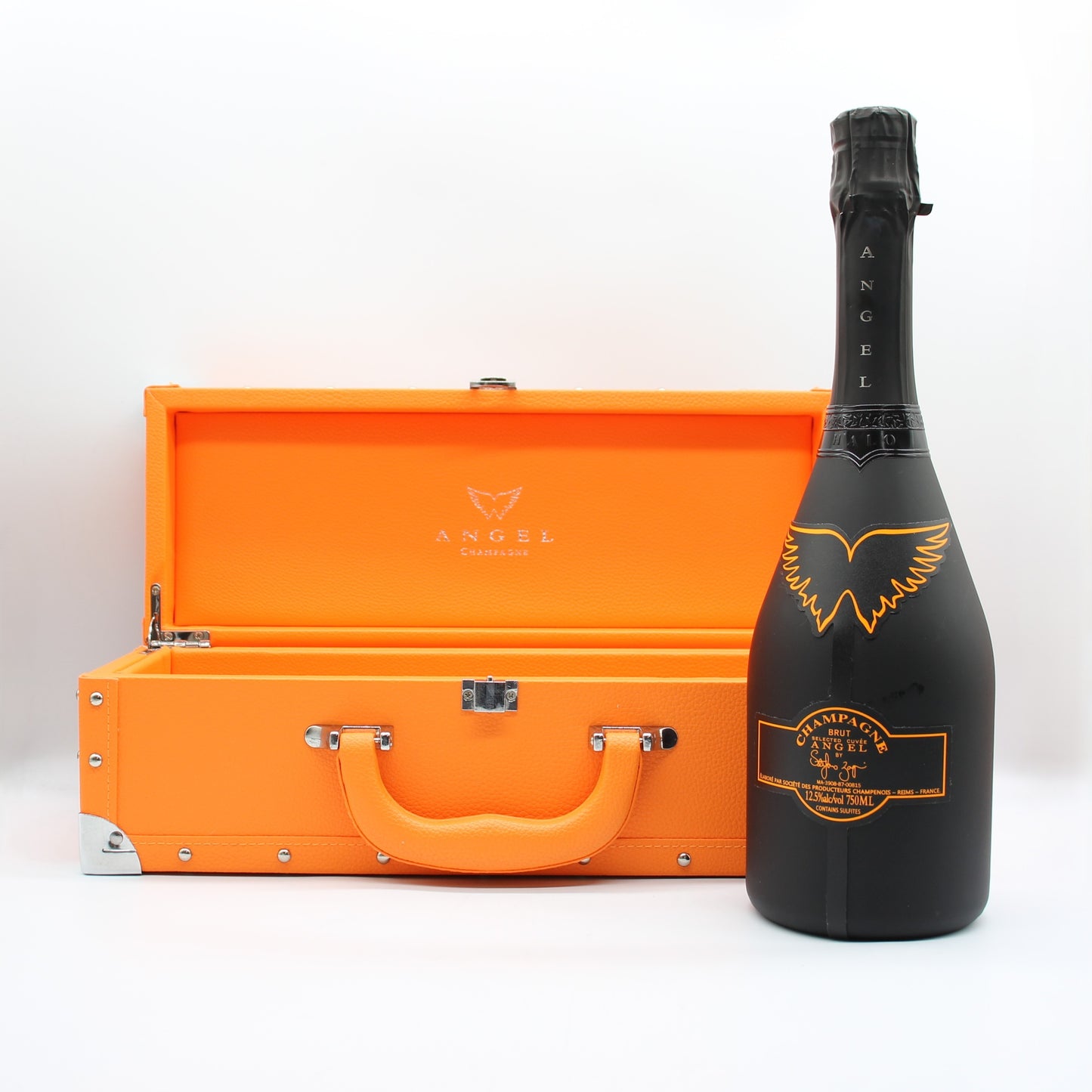 エンジェル シャンパーニュ NV ブリュット ヘイロー オレンジ シャンパン 12.5% 750ml 箱付き (ANGEL CHAMPAGNE NV Brut Halo Orange)