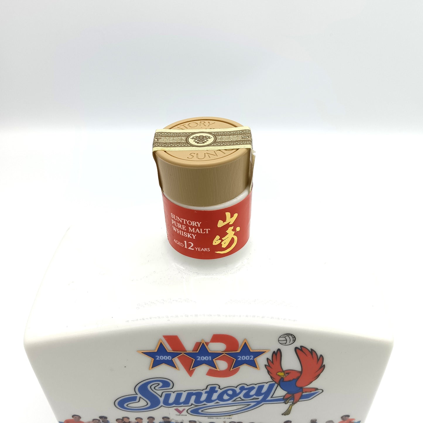 サントリー ピュアモルトウイスキー 山崎12年 サンバーズ V3記念 2002年 SUNTORY SUNBIRDS 陶器ボトル 43% 600ml 箱付き