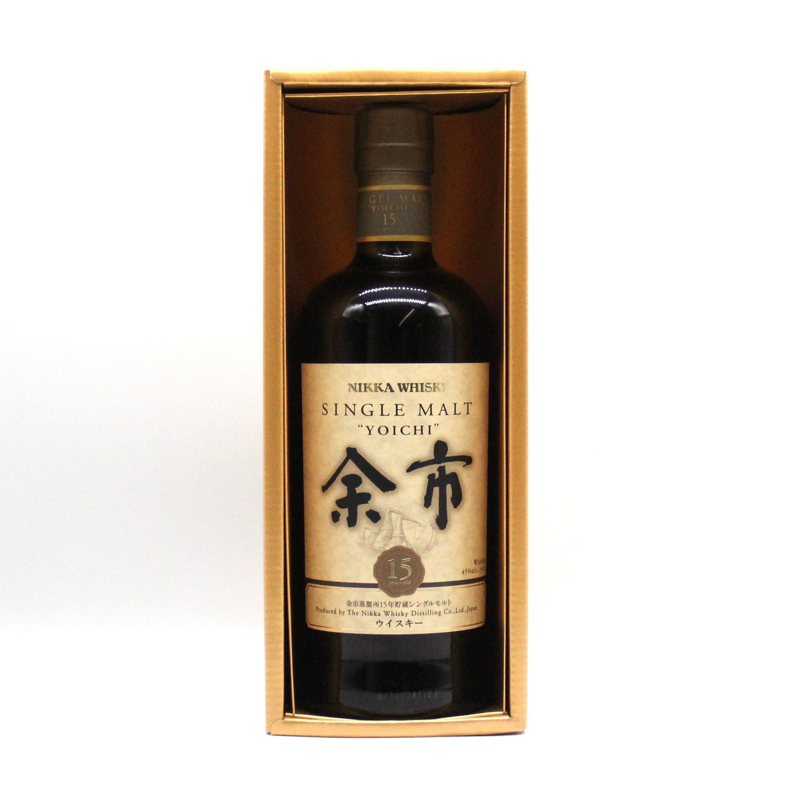 余市15年　700ml 45% ニッカ ウイスキー シングルモルト 余市15年 45% 700ml ギフト