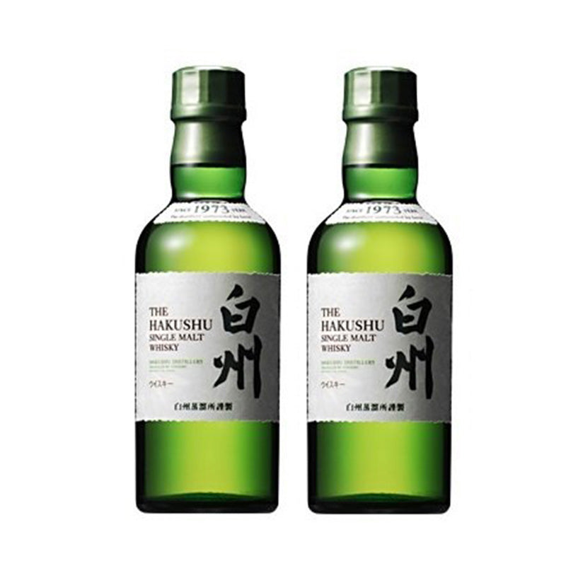 サントリー シングルモルト ウイスキー 白州 43% 180ml 2本セット 箱無し