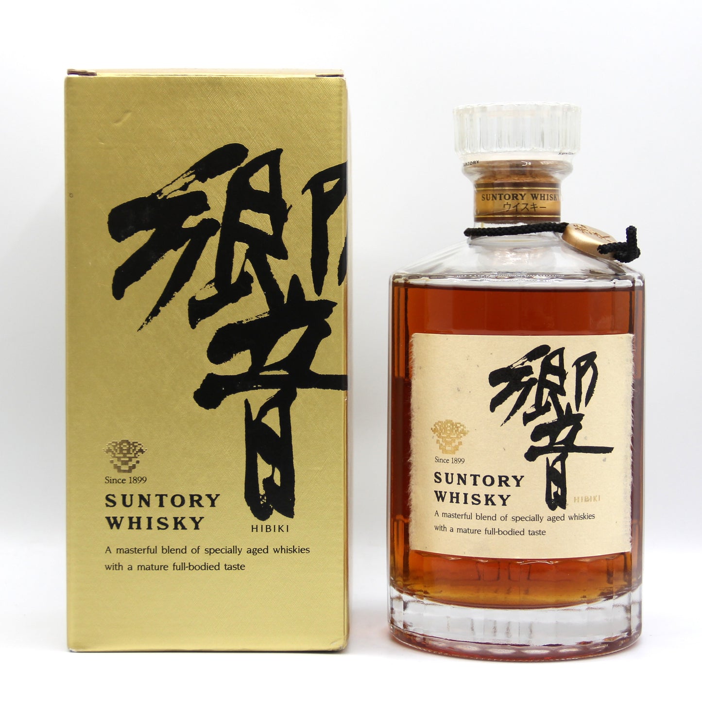 サントリー ウイスキー 響 旧ラベル 裏ゴールド クリアキャップ 43% 700ml 箱付き