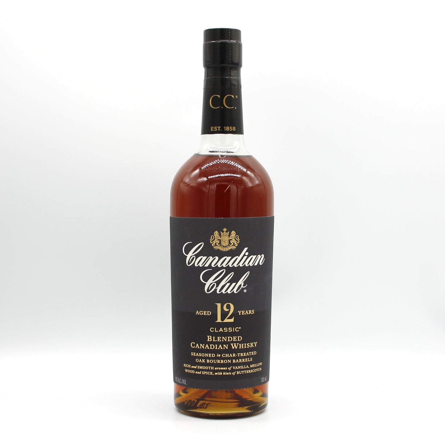 カナディアンクラブ クラシック 12年 CANADIAN CLUB CLASSIC AGED 12 YEARS ブレンデッド ウイスキー 40% 700ml 箱無し