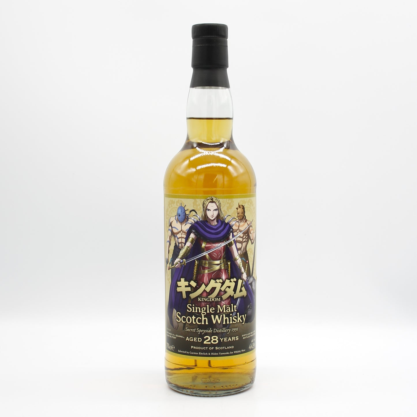 キングダム 楊端和と山の民 シークレットスペイサイド 1991-2020 28年 シングルモルト スコッチ ウイスキー 44.9％ 700ml 箱無し