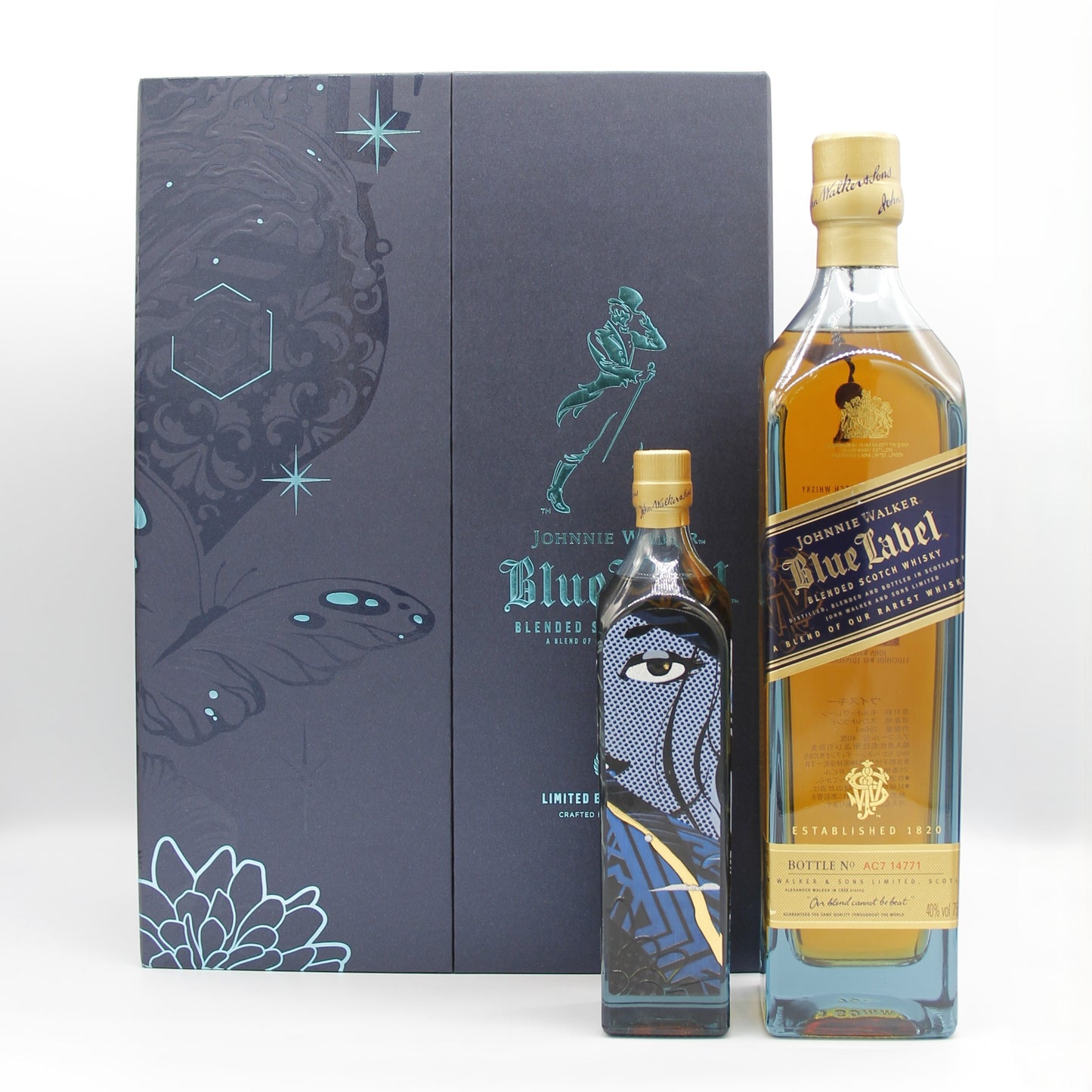 ジョニーウォーカー ブルーラベル by トリスタン イートン スコッチ ウイスキー 40% 750ml 200ml 2本セット 箱付き