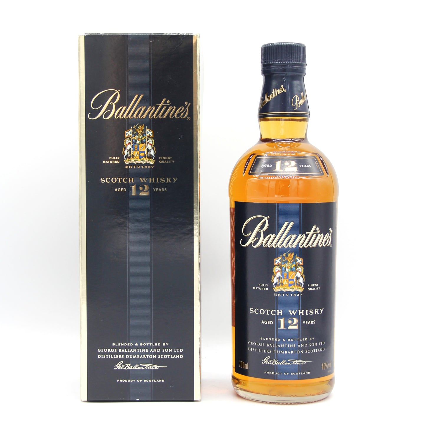 バランタイン Ballantine’s 12年 ブレンデッド スコッチウイスキー 40% 700ml 箱付き(1)