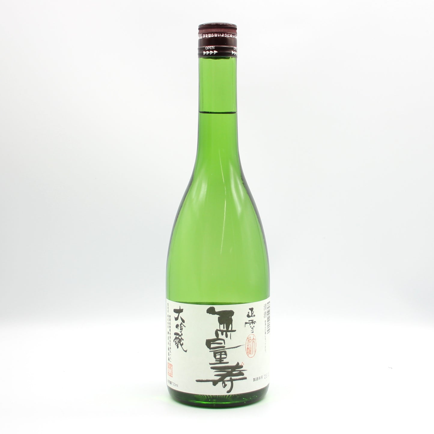 神沢川酒造 正雪 無量寿 大吟醸 日本酒 清酒 16％ 720ml 箱無し（2025年11月製造）