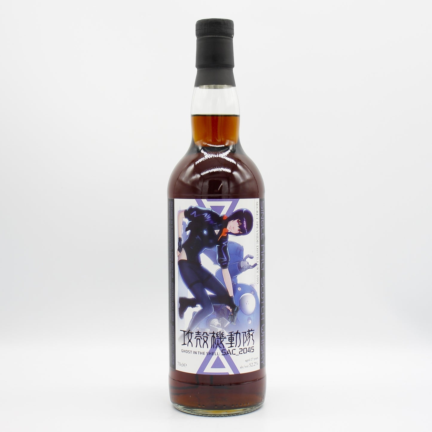 攻殻機動隊 SAC_2045 素子＆タチコマ シークレット スペイサイド 1993-2020 27年 シングルモルト スコッチ ウイスキー 52.2％ 700ml 箱無し