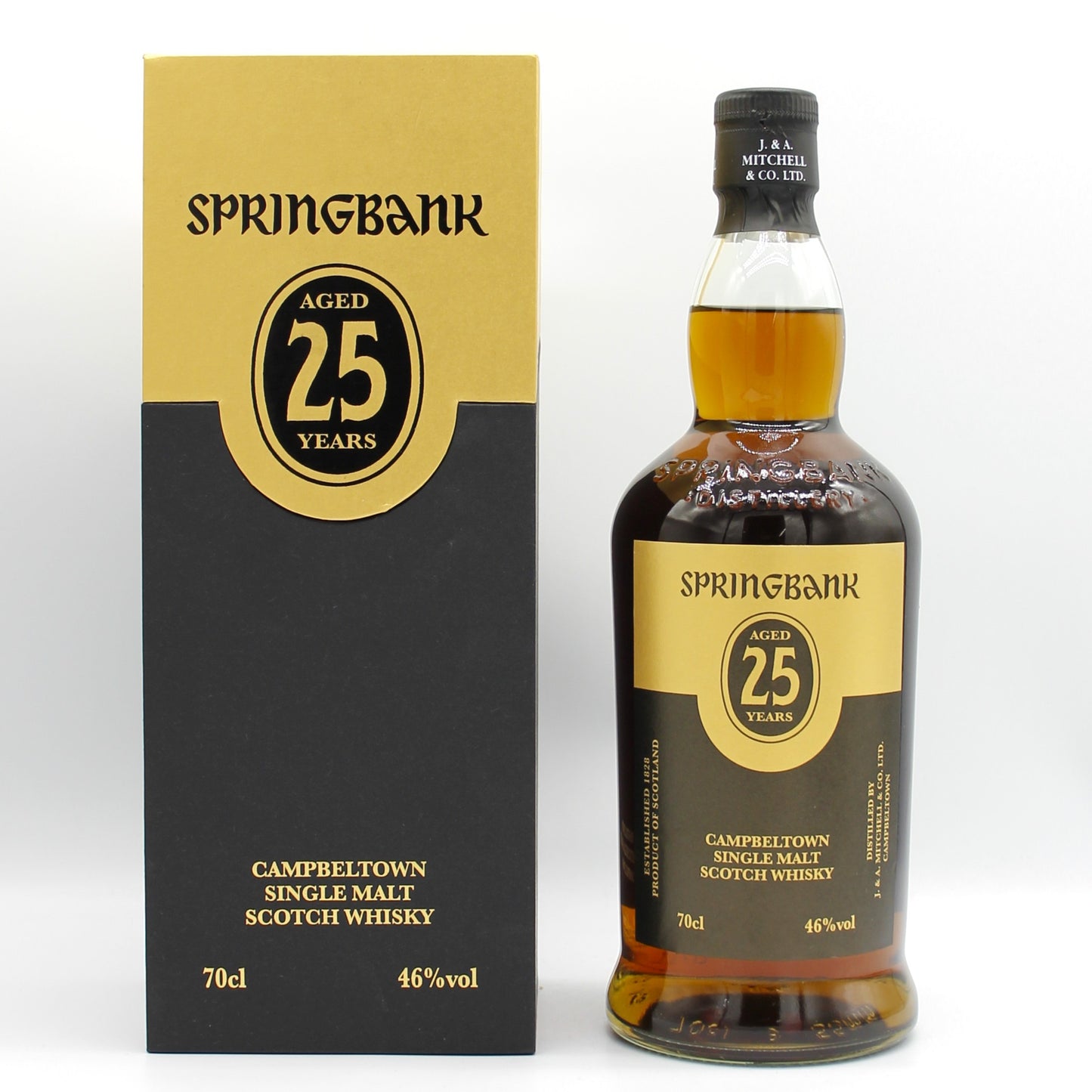 SPRINGBANK スプリングバンク 25年 リミテッド エディション シングルモルト スコッチ ウイスキー 46％ 700ml 箱付き