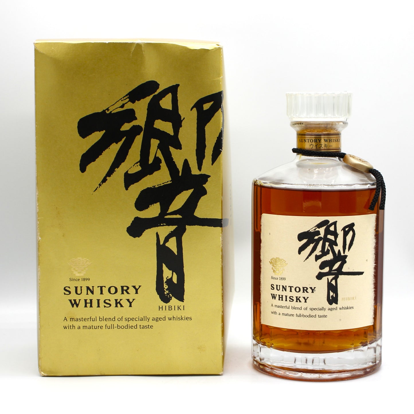 サントリー ウイスキー 響 旧ラベル クリアキャップ 43% 700ml 箱付き (3)