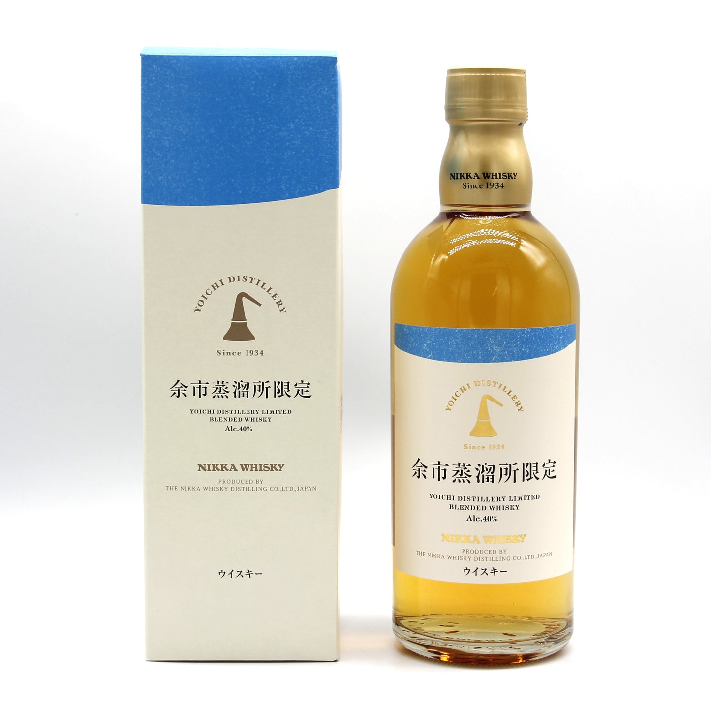 ニッカ ウイスキー 余市蒸留所限定ブレンデッドウイスキー 40% 500ml 箱付き