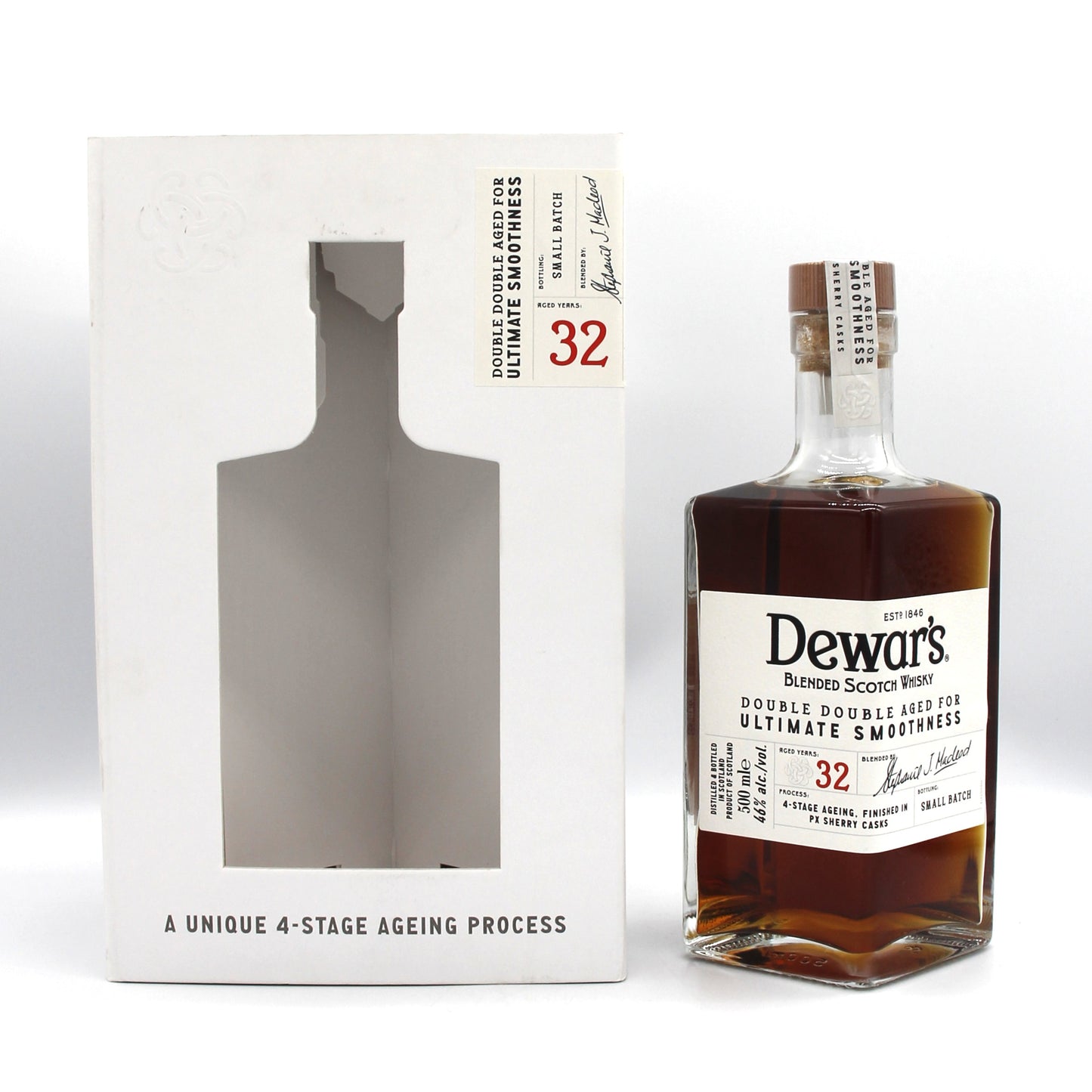 デュワーズ ダブルダブル 32年 DEWAR'S Double Double 32years ブレンデッドウイスキー スコッチ ウイスキー 46％ 500ml 箱付き