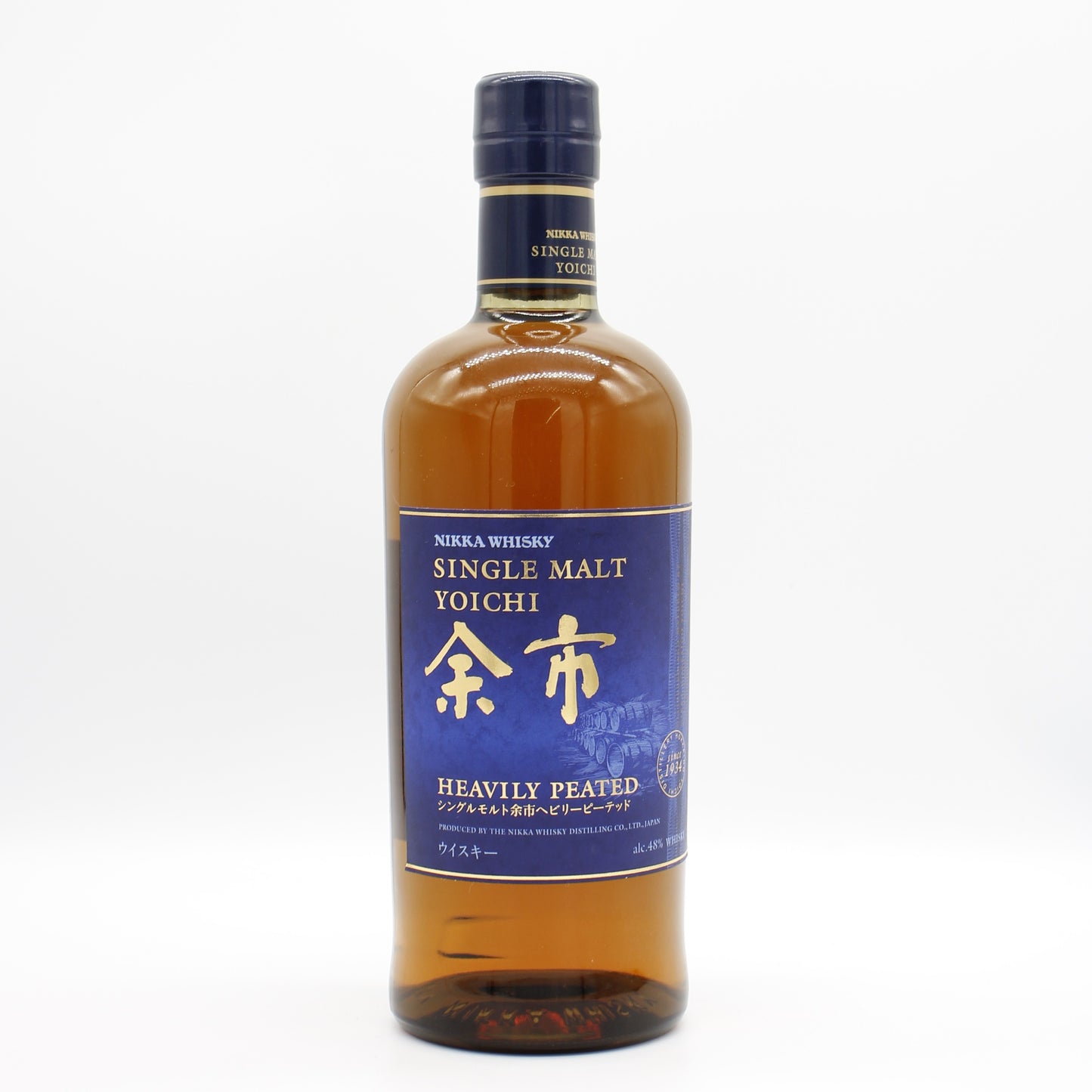 ニッカ ウイスキー シングルモルト 余市 ヘビリーピーテッド HEAVILY PEATED 48% 700ml 箱無し