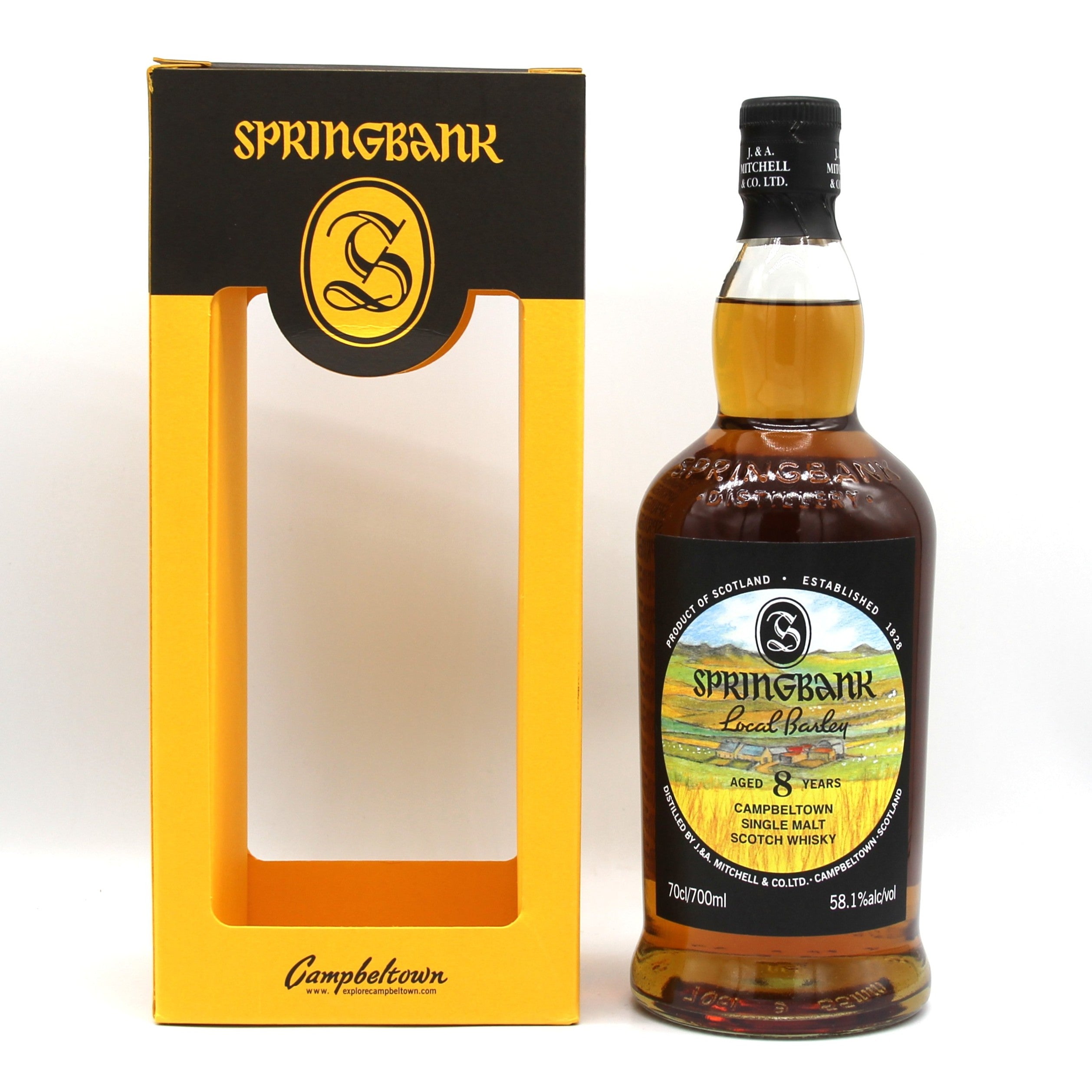 スプリングバンク ローカルバーレイ 8年 Springbank 58,1% スプリングバンク ローカルバーレイ Springbank Local Barley 8