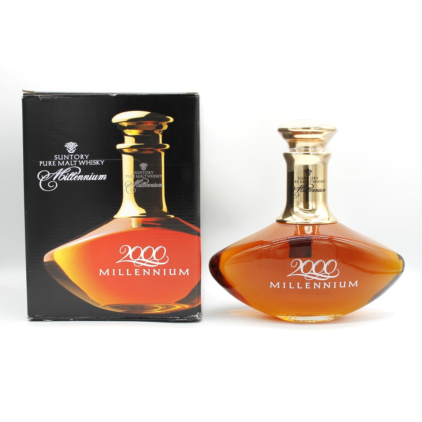 サントリー ピュアモルト ウイスキー ミレニアム 2000 43% 700ml 箱付き