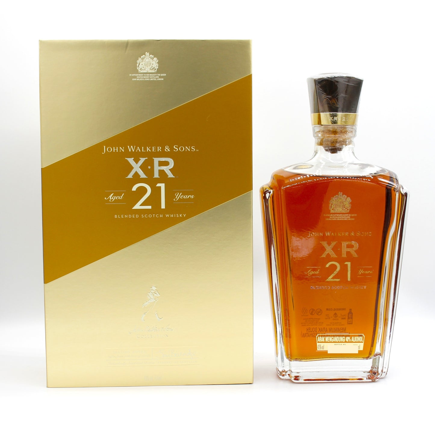 ジョニーウォーカー ジョン ウォーカー＆サンズ XR 21年 ブレンデッド スコッチ ウイスキー 40% 750ml 箱付き