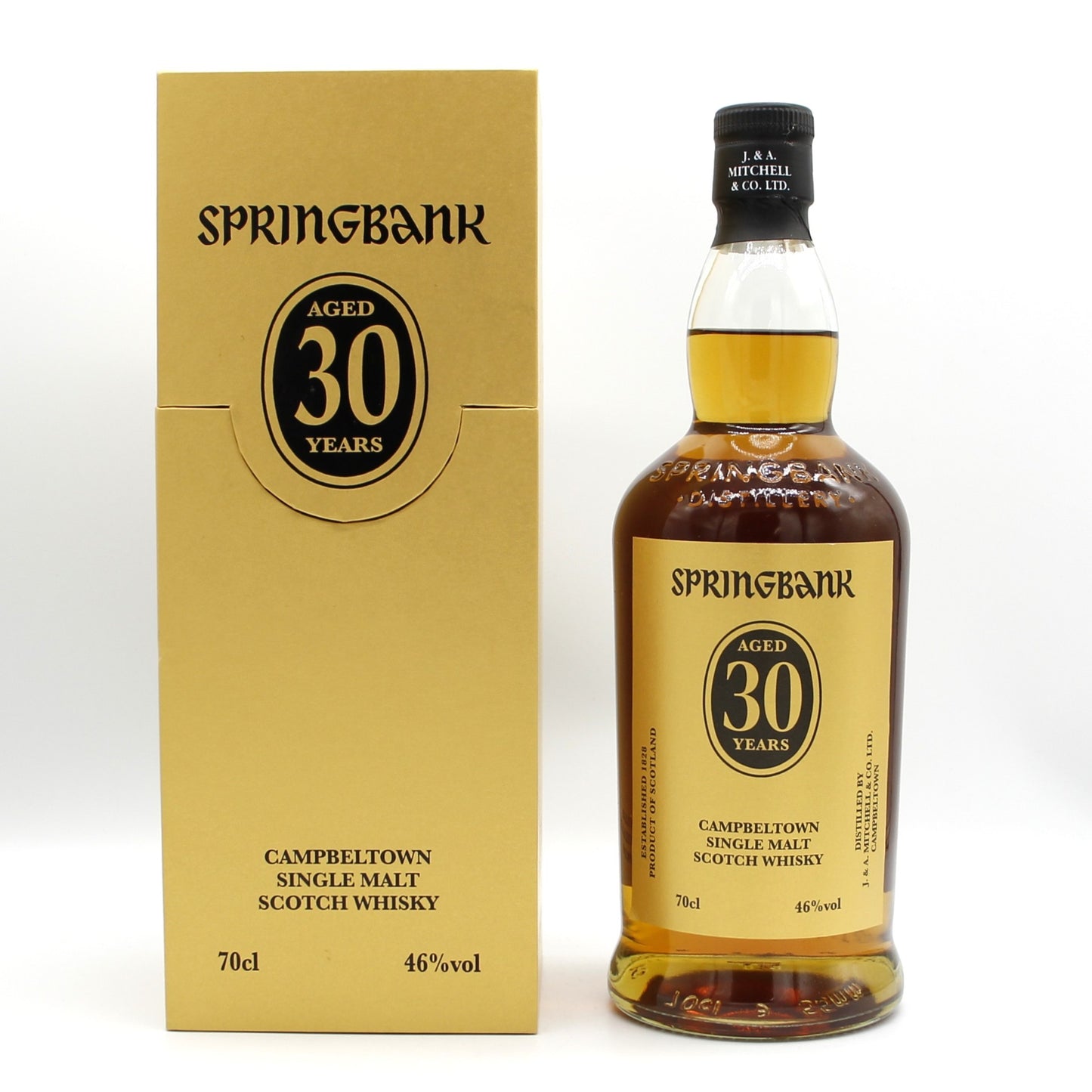 SPRINGBANK スプリングバンク 30年 リミテッドリリース シングルモルト スコッチ ウイスキー 46％ 700ml 箱付き