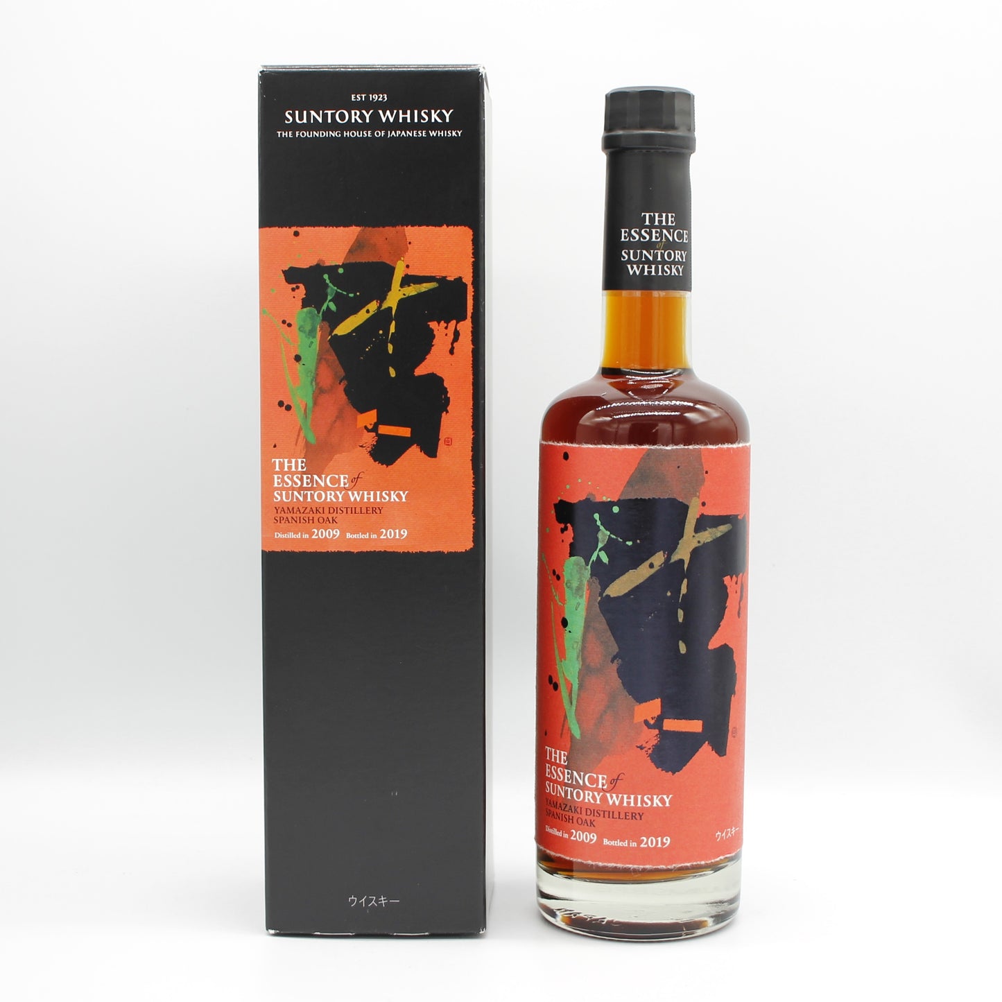 エッセンス・オブ・サントリーウイスキー シングルモルトウイスキー 山崎蒸溜所〈スパニッシュオーク〉 第2弾 56% 500ml 箱付き