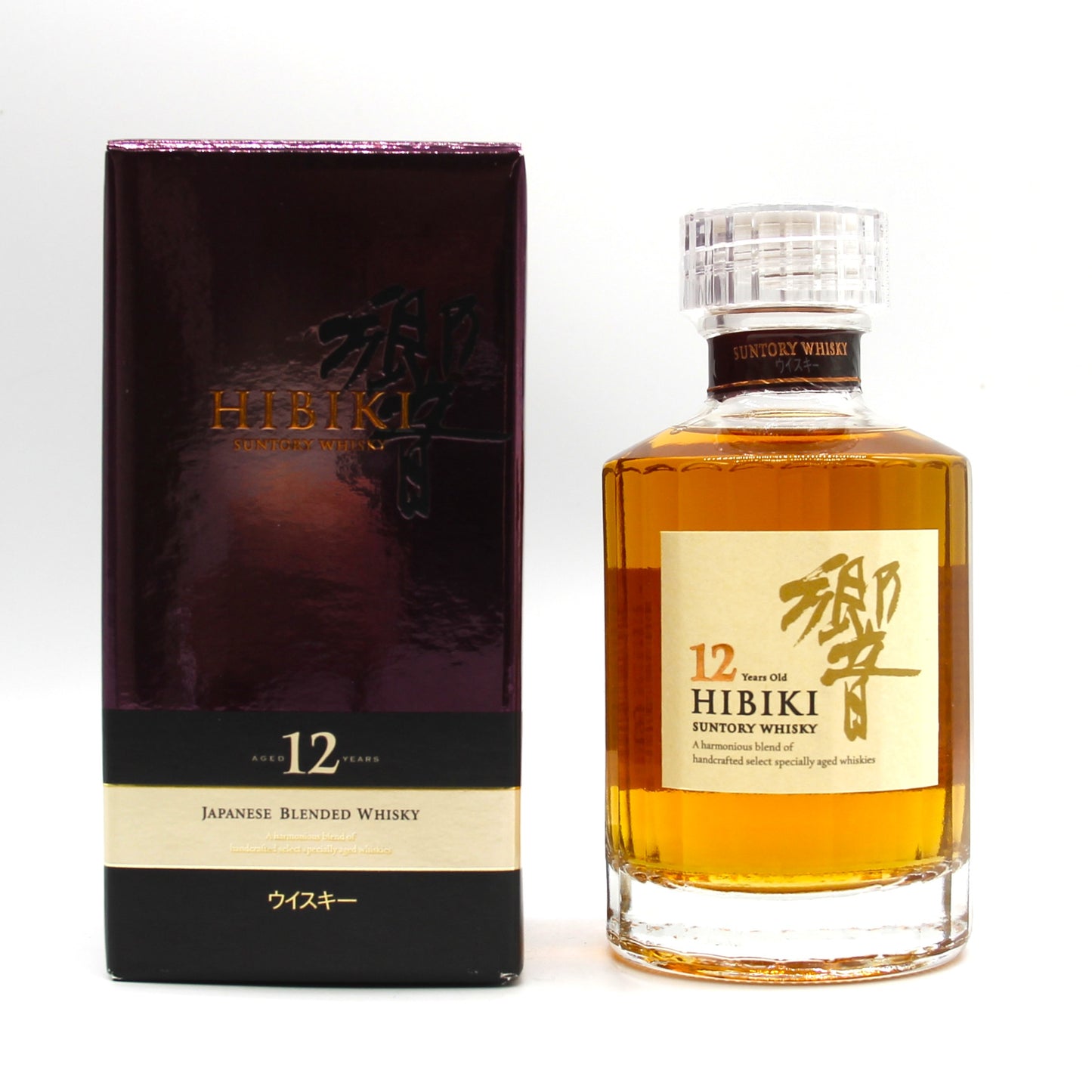 サントリー ウイスキー 響12年 ベビーボトル 43% 180ml 箱付き