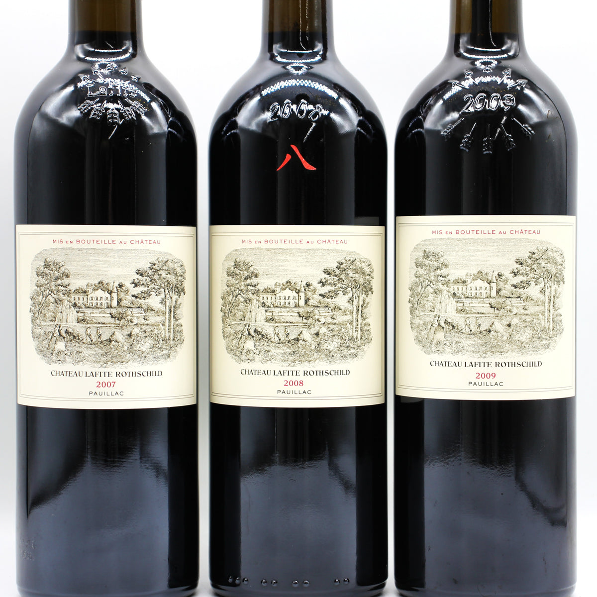 シャトー・ラフィット・ロートシルト ロスチャイルド CHATEAU LAFITE ROTHSCHILD 2001 - 2018 赤ワイン 750ml 18本セット 木箱付き