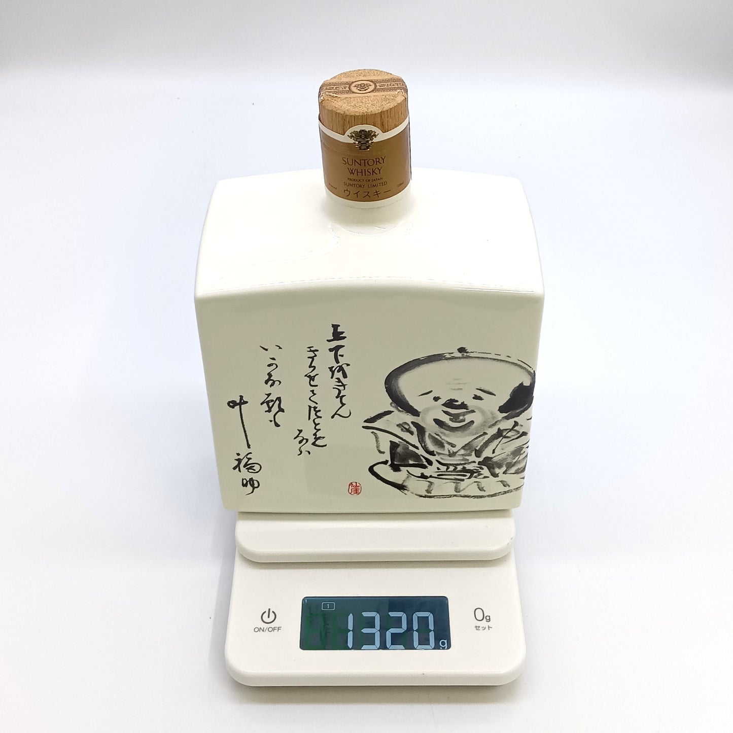 サントリー ウイスキー ローヤル 福助株式会社100周年記念 FUKUSUKE SUNTORY ROYAL 陶器ボトル 43% 720ml 箱無し