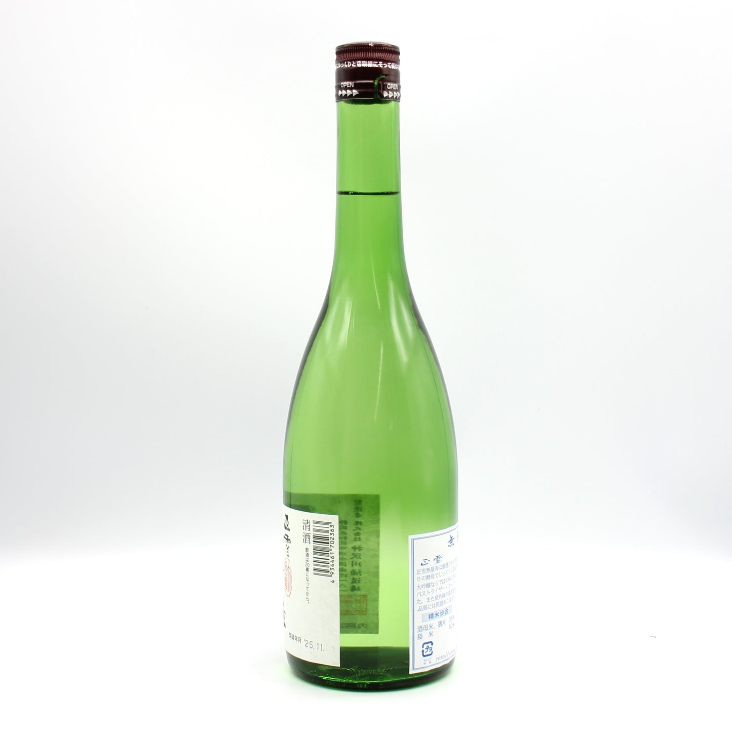 神沢川酒造 正雪 無量寿 大吟醸 日本酒 清酒 16％ 720ml 箱無し（2025年11月製造）