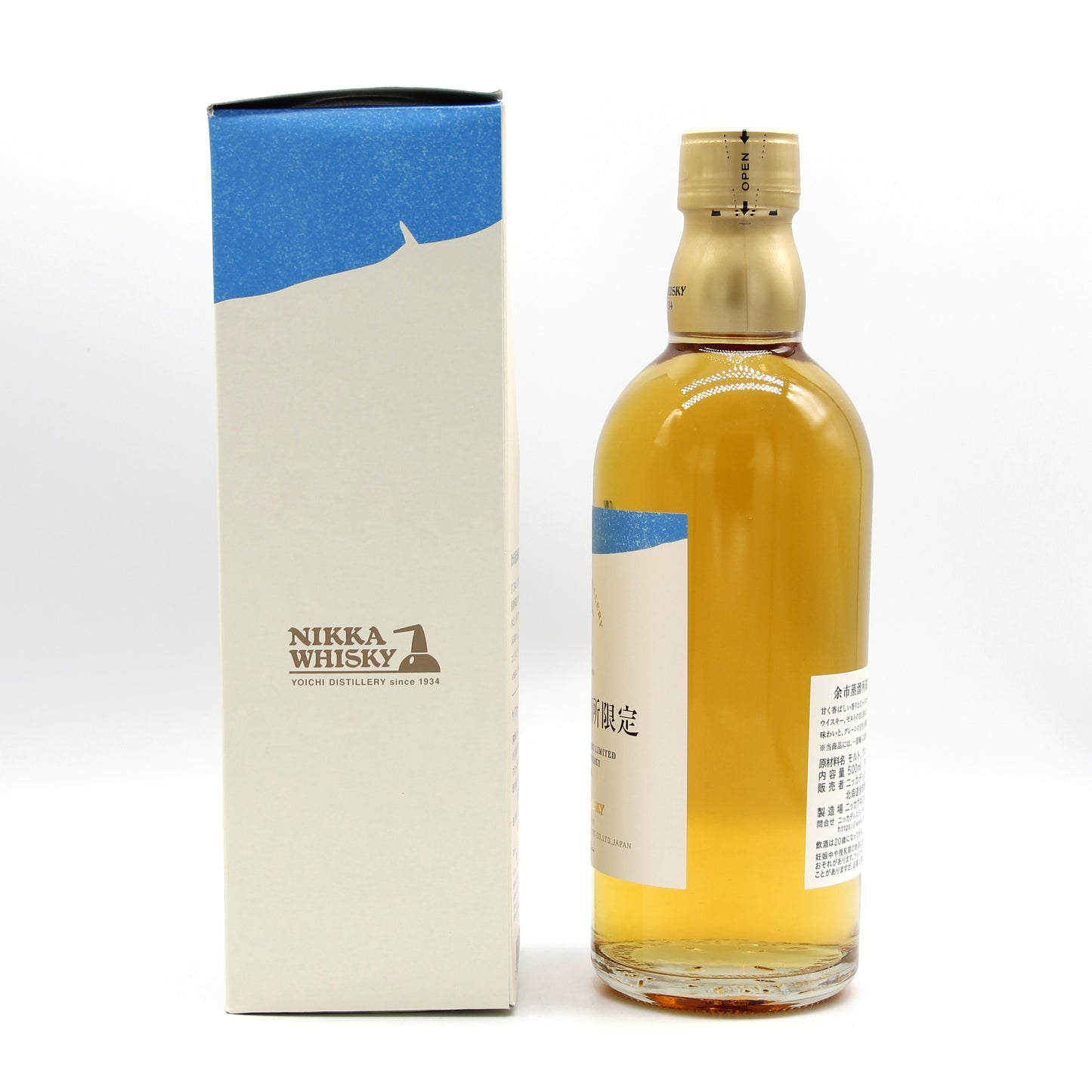 ニッカ ウイスキー 余市蒸留所限定ブレンデッドウイスキー 40% 500ml 箱付き