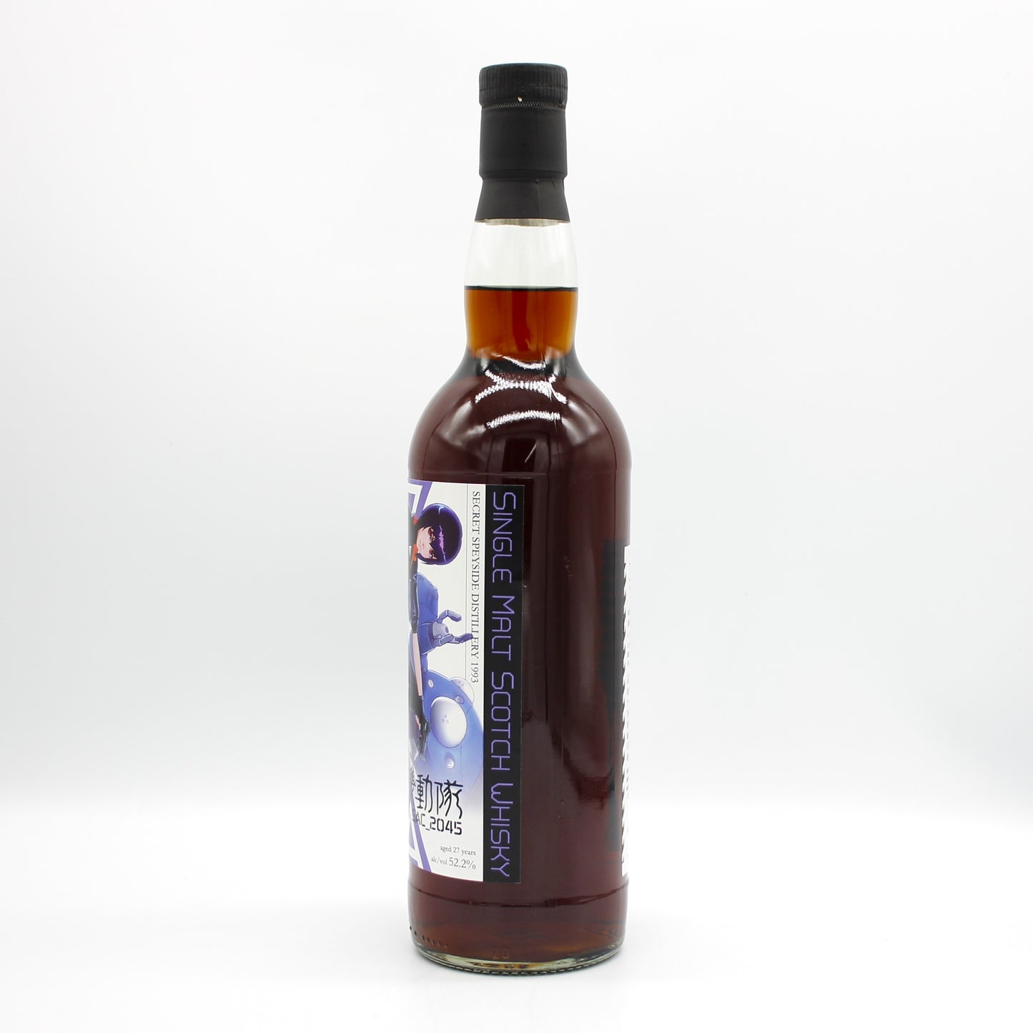 攻殻機動隊 SAC_2045 素子＆タチコマ シークレット スペイサイド 1993-2020 27年 シングルモルト スコッチ ウイスキー 52.2％ 700ml 箱無し
