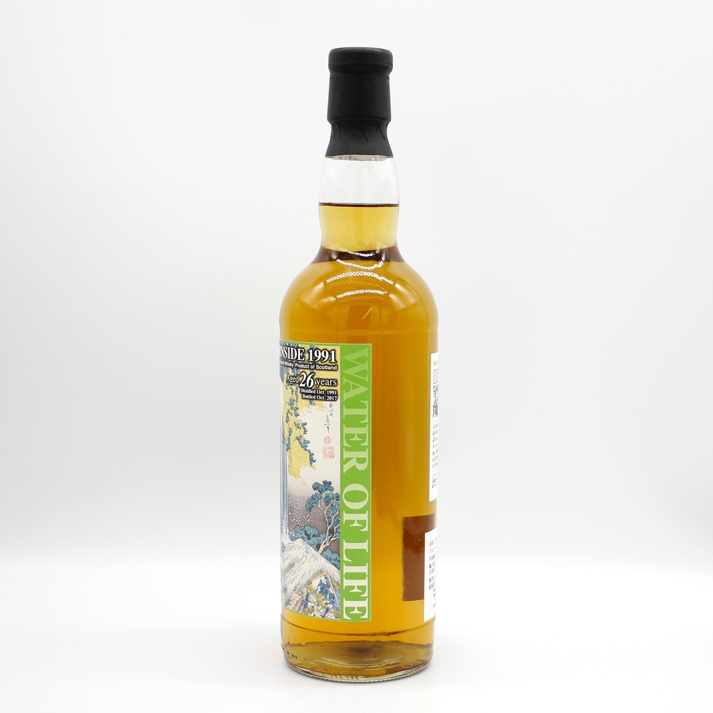 葛飾北斎 諸国瀧廻り 美濃ノ国養老の滝 バーンサイド 1991-2017 26年 ブレンデッド モルト スコッチ ウイスキー 50.2％ 700ml 箱無し