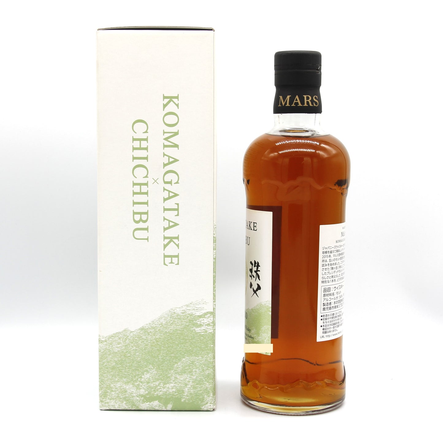 本坊酒造 MARS WHISKY Malt Duo KOMAGATAKE × CHICHIBU ブレンデッドモルト ジャパニーズウイスキー 駒ヶ岳 秩父 2021  54% 700ml 箱付き