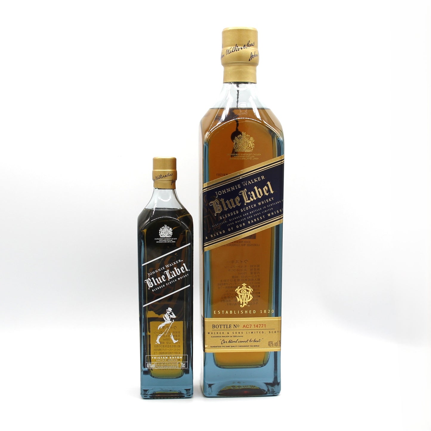 ジョニーウォーカー ブルーラベル by トリスタン イートン スコッチ ウイスキー 40% 750ml 200ml 2本セット 箱付き