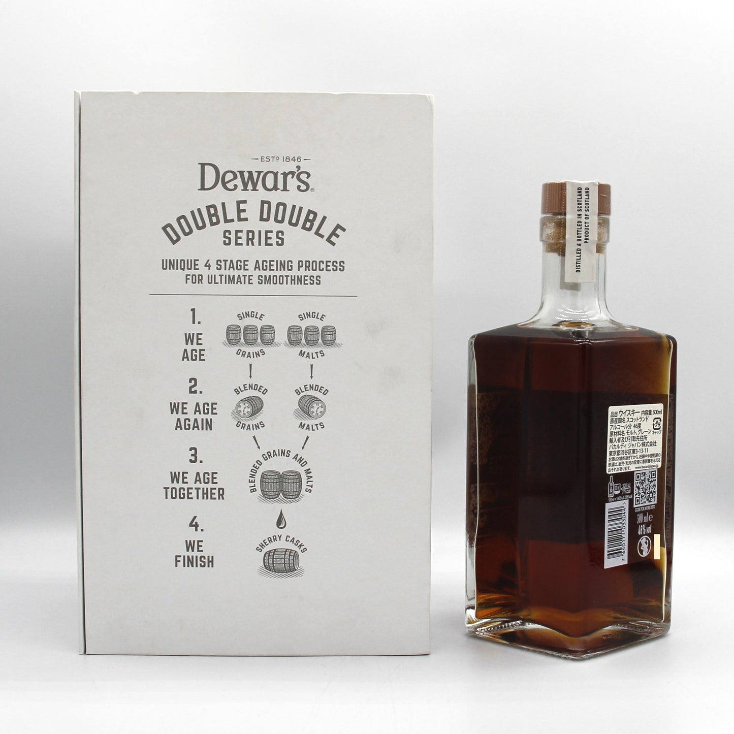 デュワーズ ダブルダブル 32年 DEWAR'S Double Double 32years ブレンデッドウイスキー スコッチ ウイスキー 46％ 500ml 箱付き
