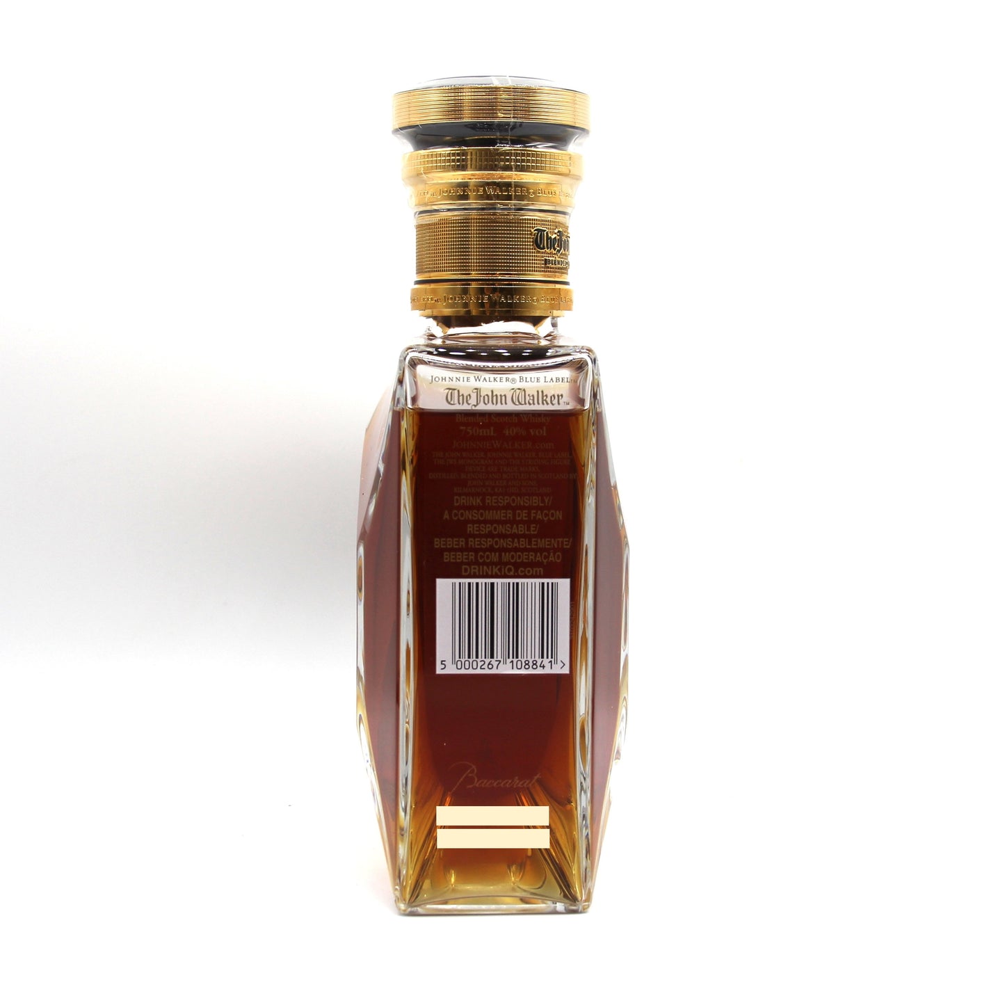 ジョニーウォーカー ブルーラベル バカラボトル 40% 750ml 箱付き