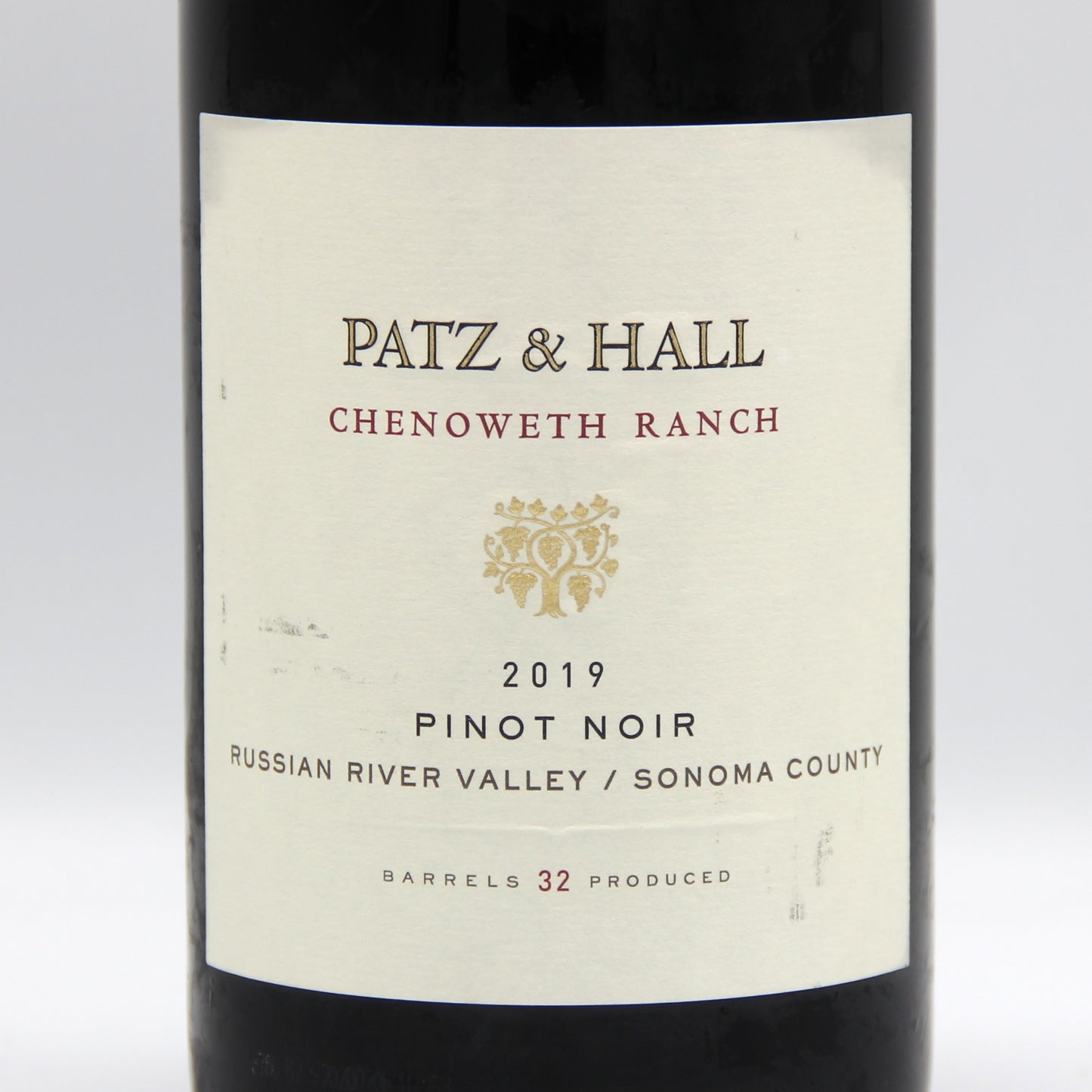 パッツ・アンド・ホール チェノウェース・ランチ ピノ・ノワール 2019 赤ワイン 14.5% 750ml 箱無し（Patz & Hall Chenoweth Ranch Pinot Noir 2019） ※ラベル難有