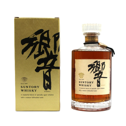 サントリー ウイスキー 響 旧ラベル 裏ゴールド クリアキャップ 43% 700ml 箱付き