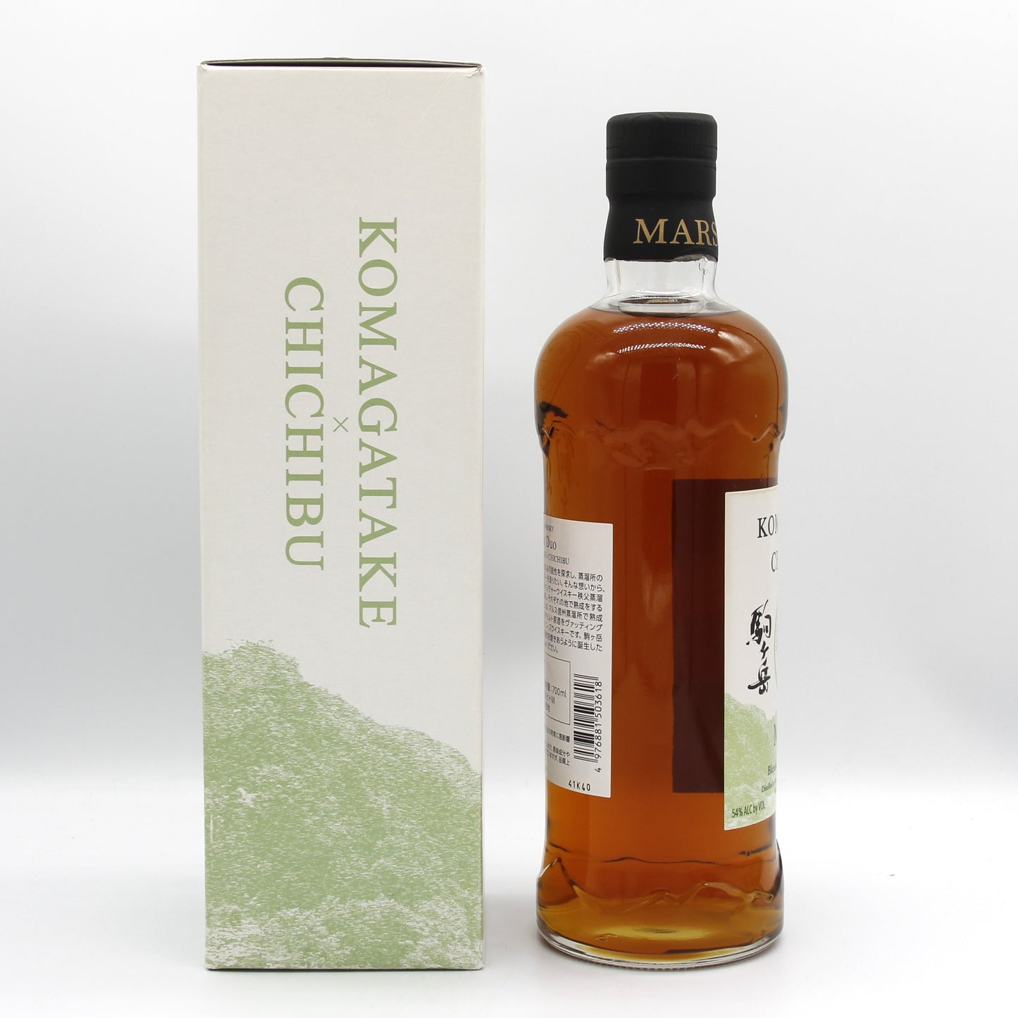 本坊酒造 MARS WHISKY Malt Duo KOMAGATAKE × CHICHIBU ブレンデッドモルト ジャパニーズウイスキー 駒ヶ岳 秩父 2021  54% 700ml 箱付き