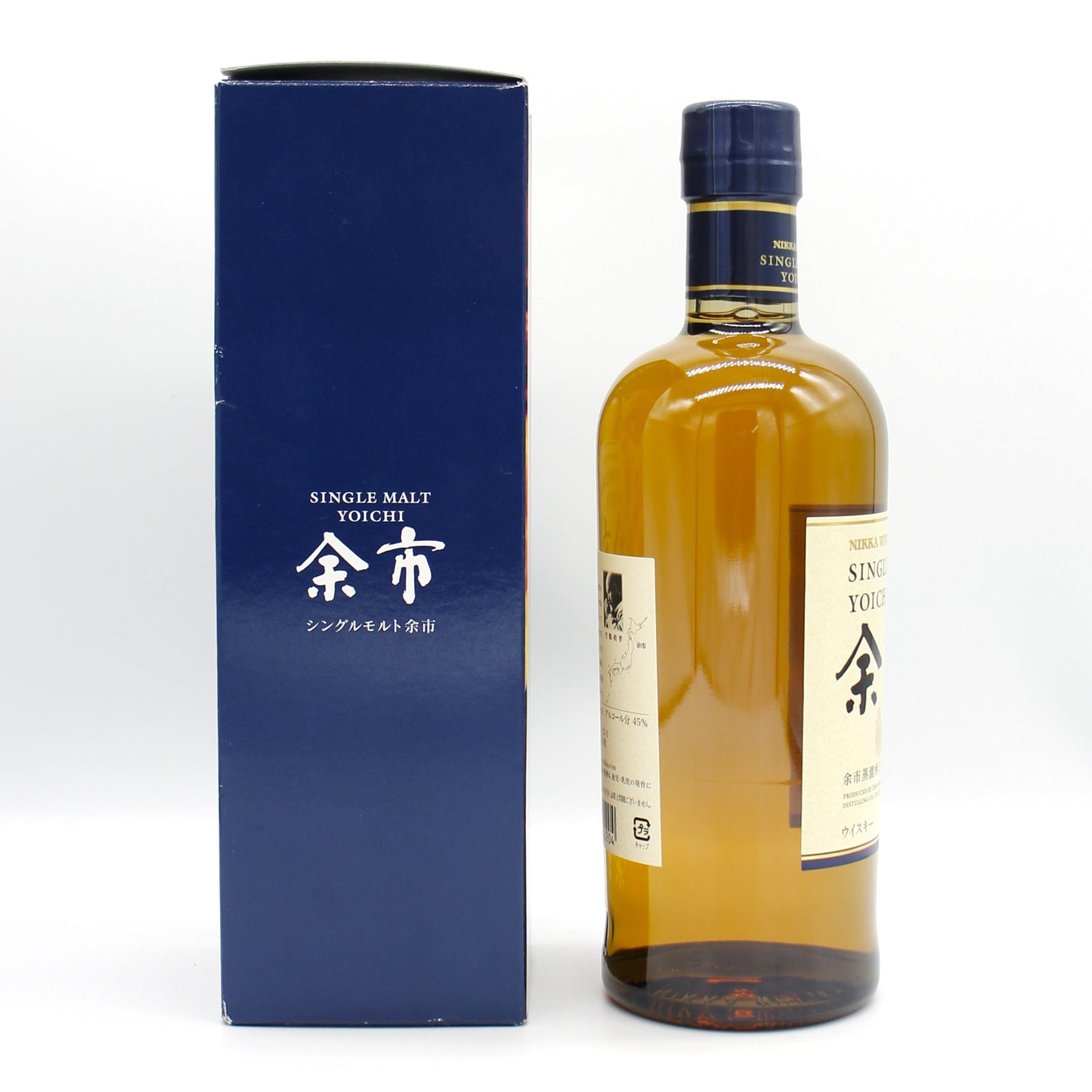 ニッカ ウイスキー シングルモルト 余市 45% 700ml 箱付き