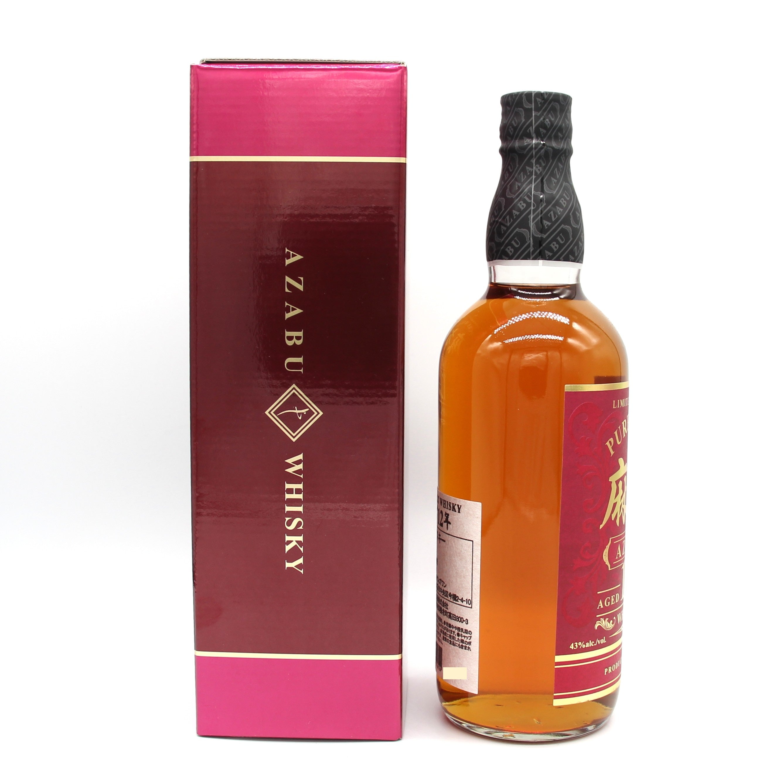玉泉堂酒造 麻布 AZABU 12年 ピュアモルト ウイスキー 43% 700ml