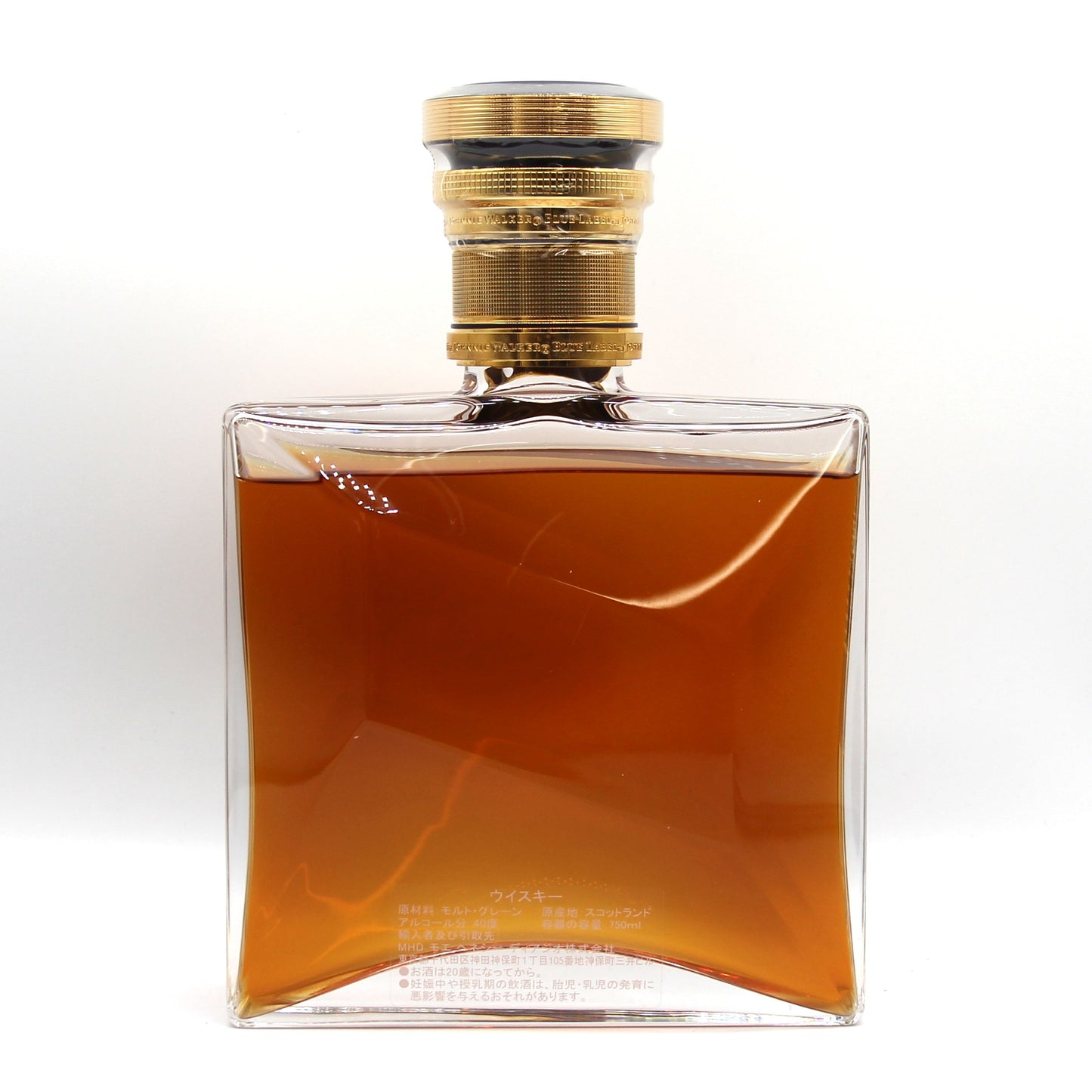 ジョニーウォーカー ブルーラベル バカラボトル 40% 750ml 箱付き