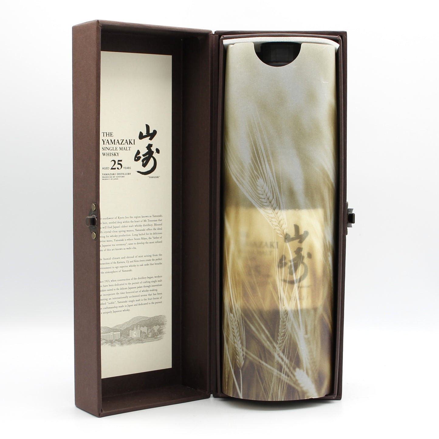 サントリー シングルモルト ウイスキー 山崎25年 旧ラベル 43% 700ml 箱付き
