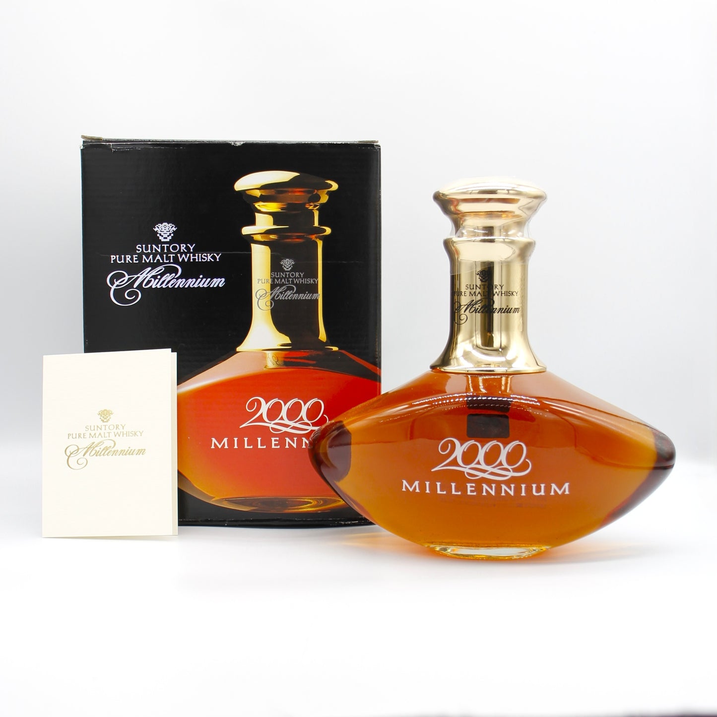 サントリー ピュアモルト ウイスキー ミレニアム 2000 43% 700ml 箱付き