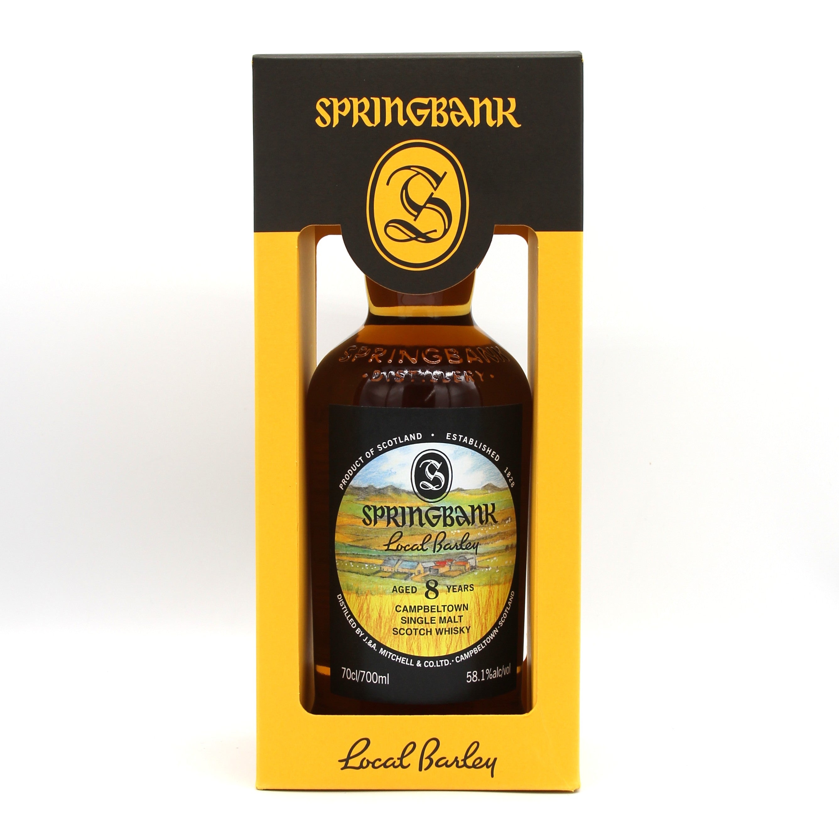 スプリングバンク ローカルバーレイ 8年 Springbank 58,1% SPRINGBANK スプリングバンク ローカルバーレー 8年 シングル