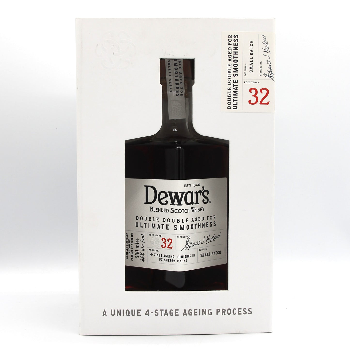 デュワーズ ダブルダブル 32年 DEWAR'S Double Double 32years ブレンデッドウイスキー スコッチ ウイスキー 46％ 500ml 箱付き