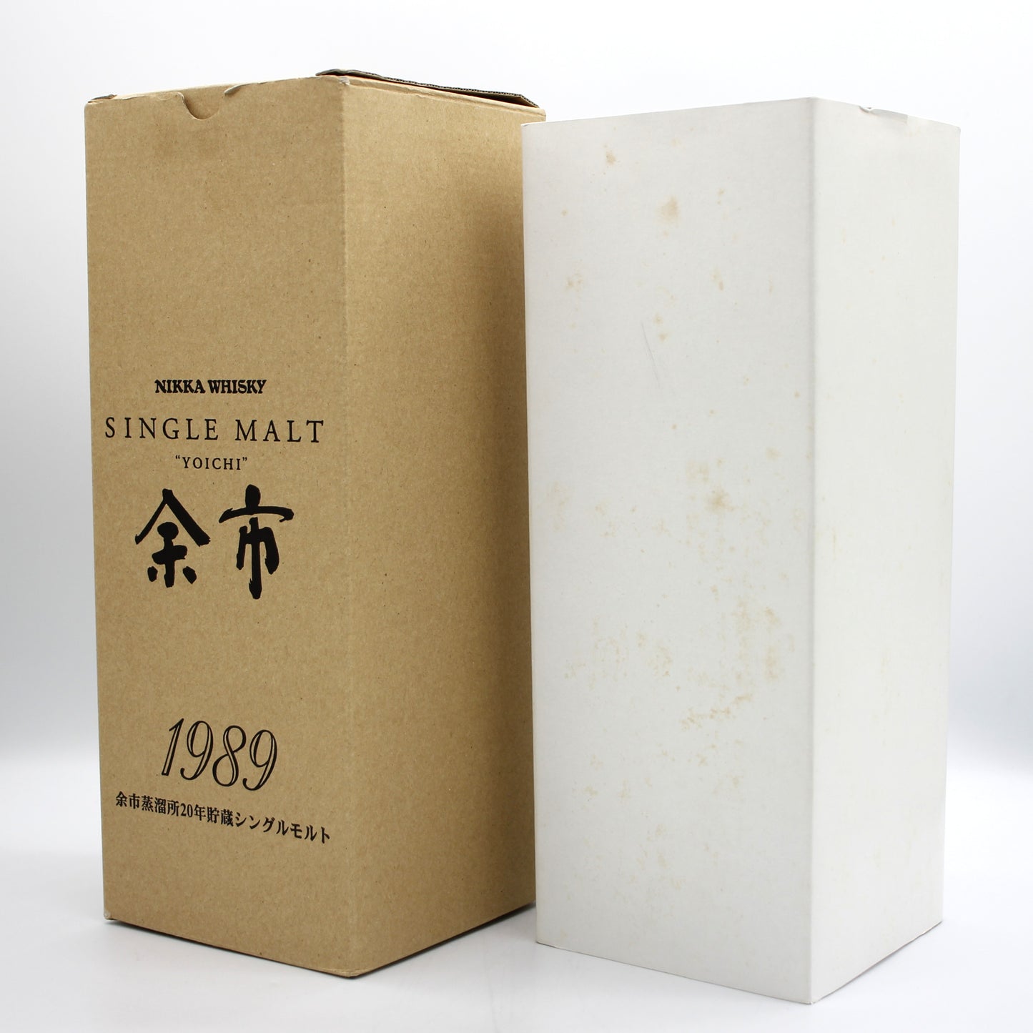 ニッカ ウイスキー シングルモルト 余市 1989 余市蒸留所20年貯蔵シングルモルト 55% 700ml 箱付き