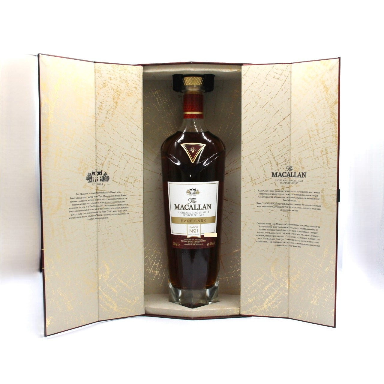 ザ・マッカラン ハイランド シングルモルトスコッチ ウイスキー レアカスク No.1 2019 43% 700ml 箱付き
