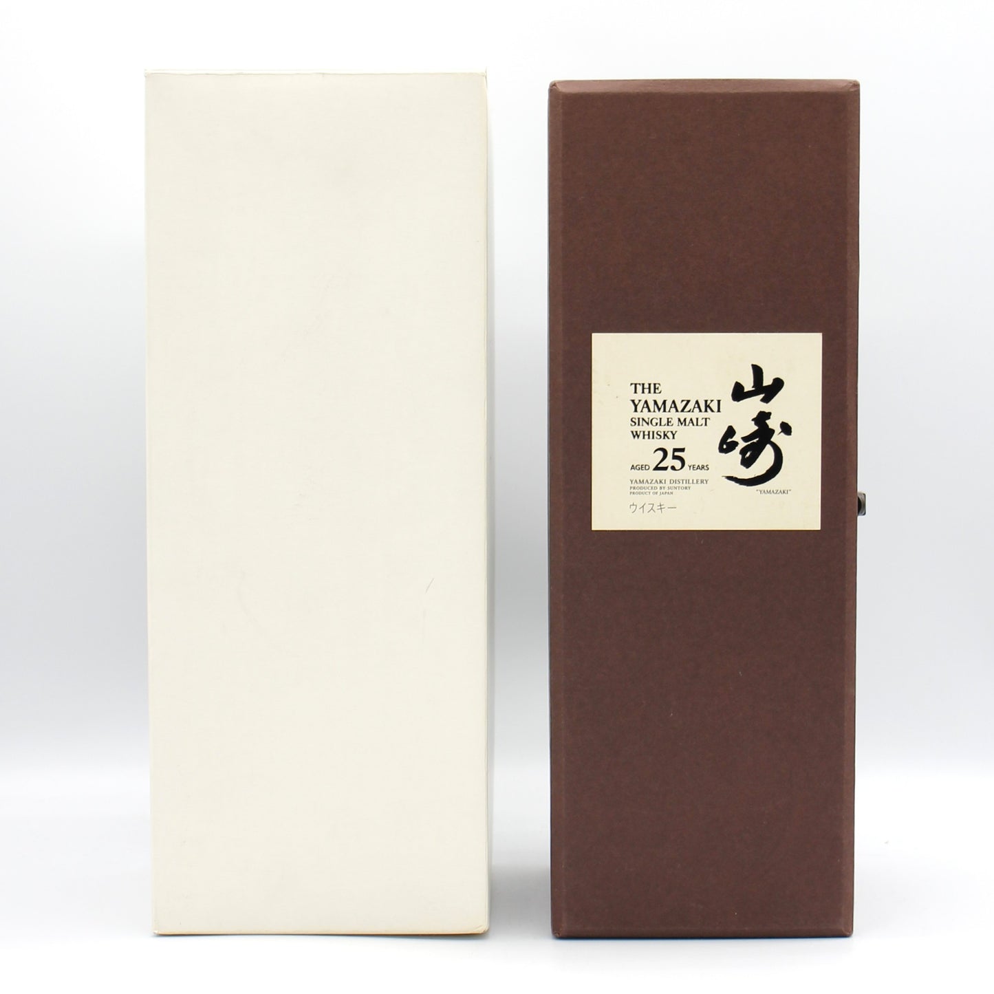 サントリー シングルモルト ウイスキー 山崎25年 旧ラベル 43% 700ml 箱付き