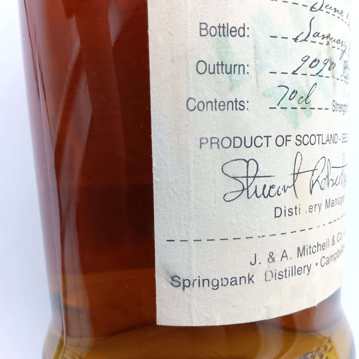SPRINGBANK スプリングバンク 11年 Madeira Wood 1997-2009 シングルモルト スコッチ ウイスキー  55.1% 700ml 箱無し