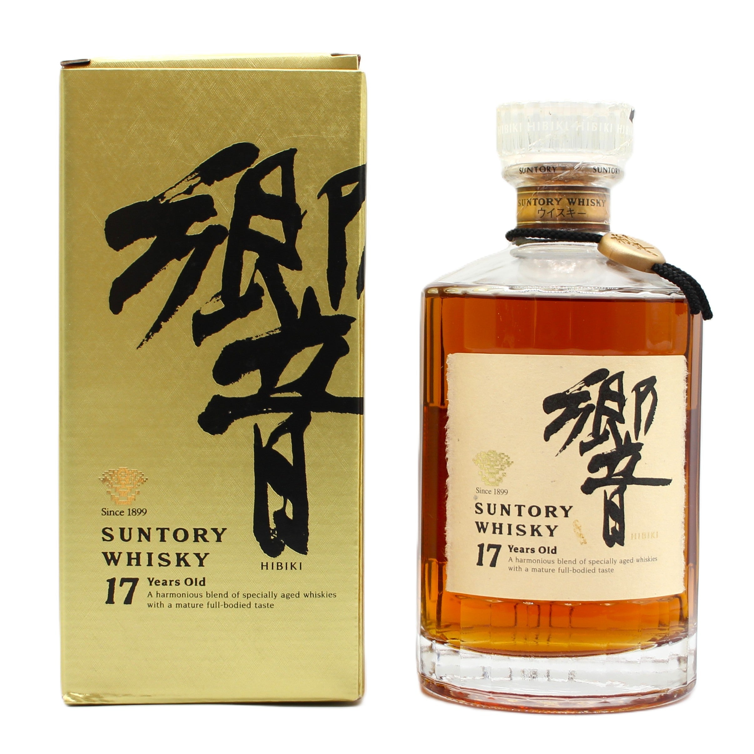 サントリー ウイスキー 響17年 裏ゴールド 旧ラベル 43% 700ml 箱付き